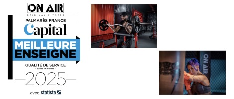 ON AIR Fitness désignée « Meilleure Enseigne de Fitness de France »
