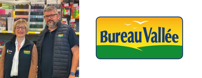 Élodie et Frédéric Tuczynski, franchisés Bureau Vallée