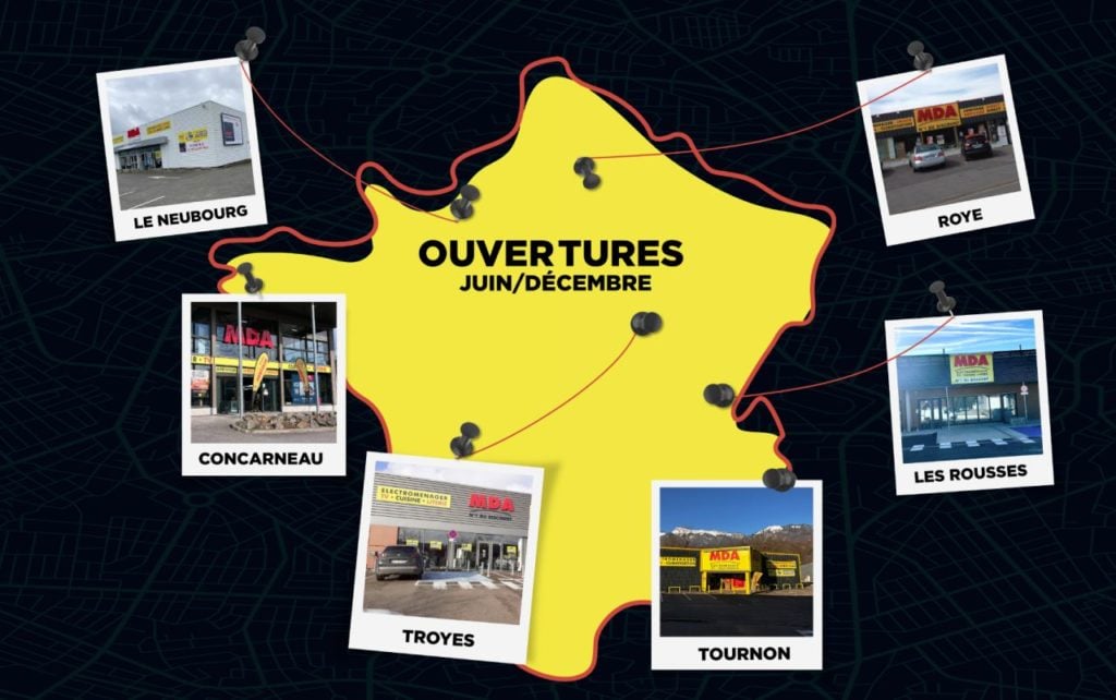 Ouvertures second semestre 2024, MDA Électroménager