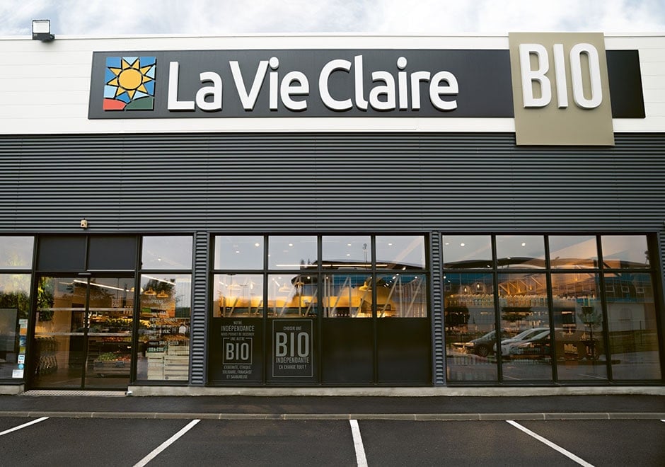 Devanture magasin La Vie Claire