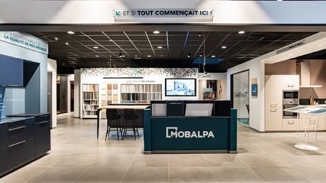 Intérieur magasin Mobalpa