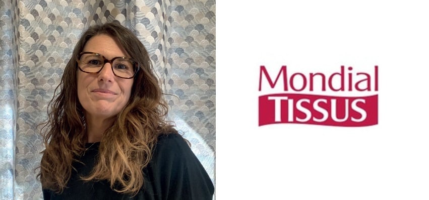 Delphine Picarra, franchisée Mondial Tissus
