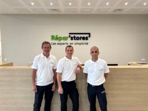 Pascal Borgoo, Yannick Girard, Lilian Chadoin, franchisés Répar