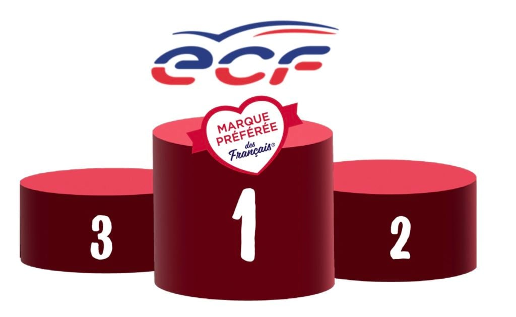 ECF a décroché la 1ère place du podium « Marque Préférée des Français »