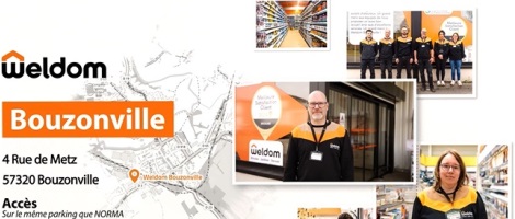 Transformation du magasin franchisé Weldom de Bouzonville