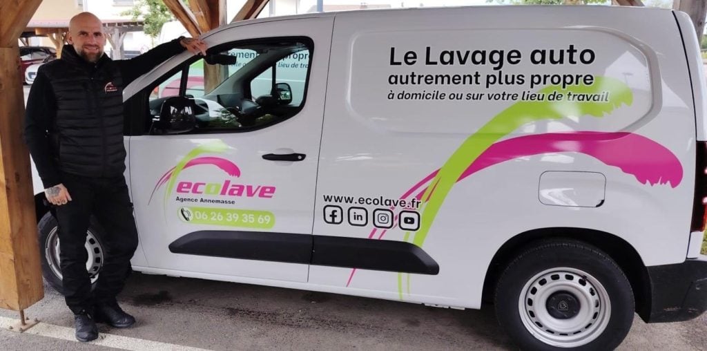 Albin Favario, franchisé Ecolave d