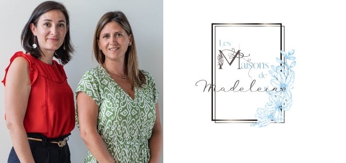 Elodie Guibert et Laure Rogier, Co-fondatrices du réseau de franchise deconciergeries immobilières Les Maisons de Madeleine