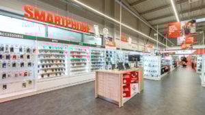 Intérieur du magasin de Montévrain