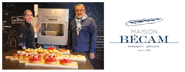 Maison Bécam adopte une imprimante 3D alimentaire