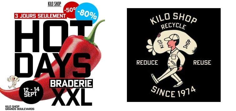 HOT DAYS Kilo Shop boutique des Grands Boulevards - Paris