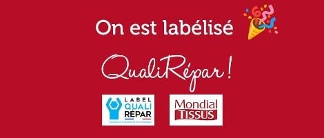 Mondial Tissus décroche la certification QualiRépar : un pas de plus vers la durabilité