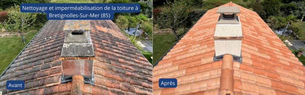 Nettoyage et imperméabilisation de la toiture par EXTECO