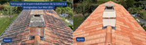 Nettoyage et imperméabilisation de la toiture par EXTECO