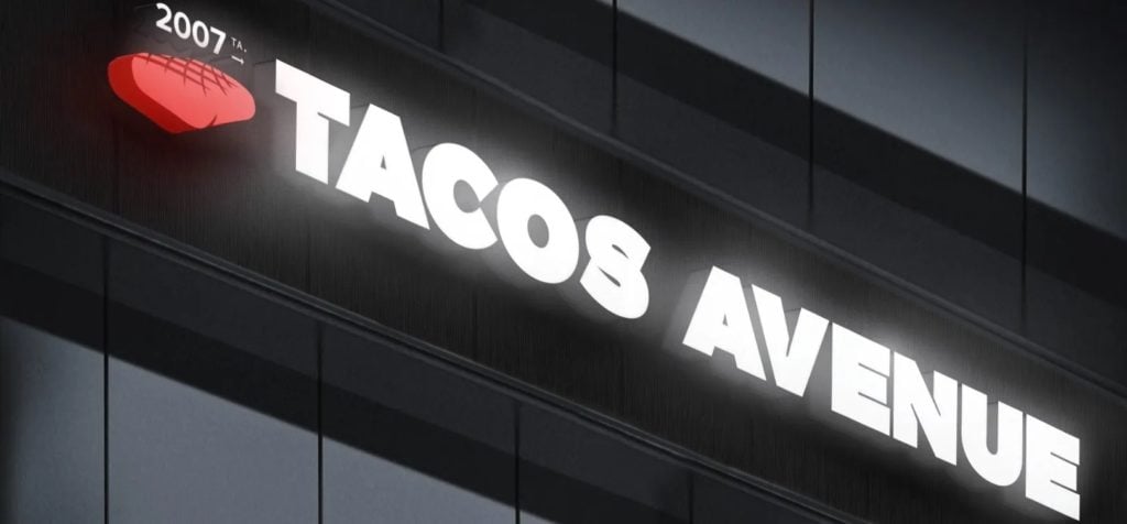 Enseigne Tacos Avenue