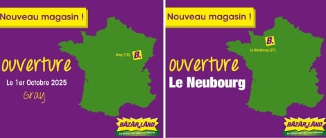 Bazarland accélère son expansion avec trois nouveaux magasins