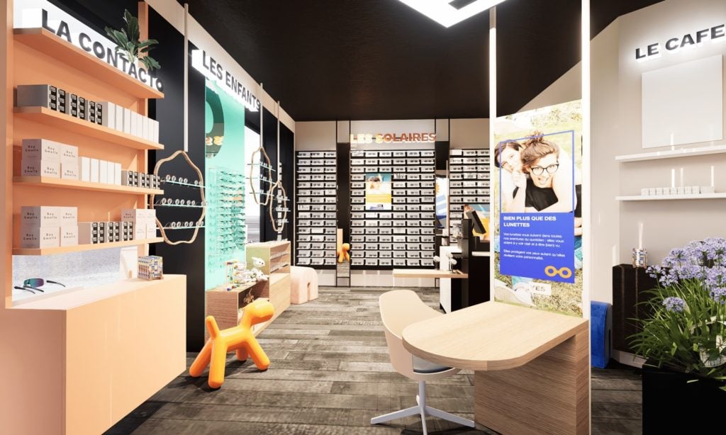 Intérieur magasin Eyes