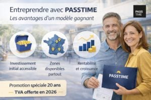 Offre spéciale anniversaire PASSTIME : TVA offerte