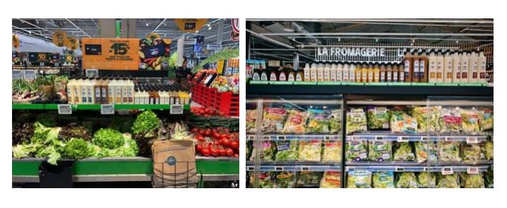 Gamme Épicerie Salad&Co en rayons