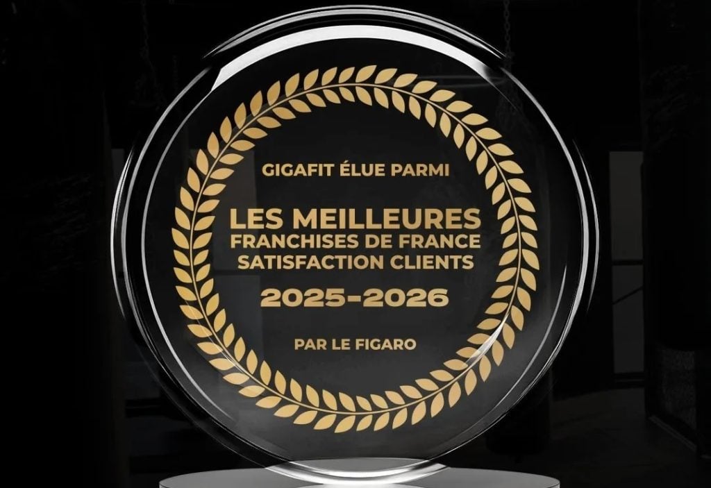 GIGAFIT élue parmi les meilleures franchises françaises pour la satisfaction client