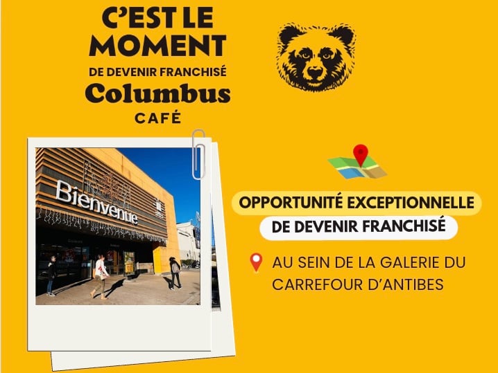 Devenez franchisé Columbus Café & Co à Antibes