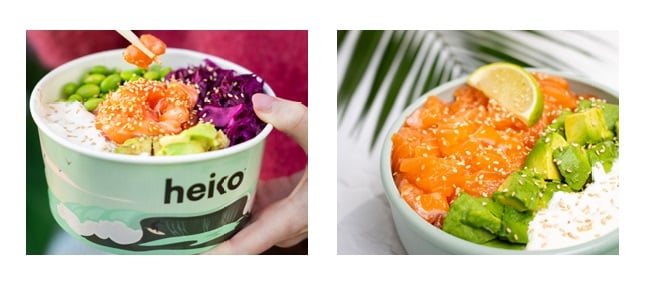 Heiko poké bowls