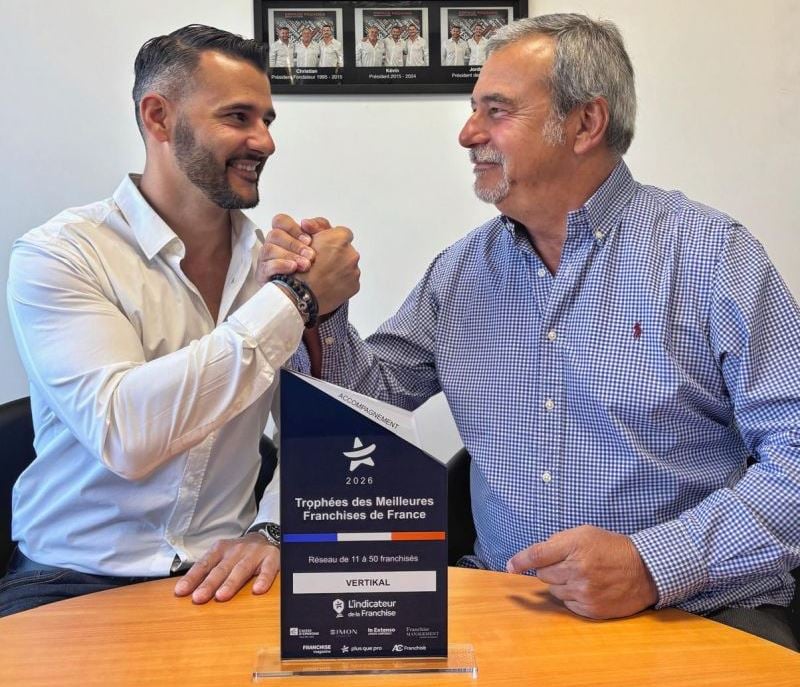 VERTIKAL® élue Meilleure Franchise de France