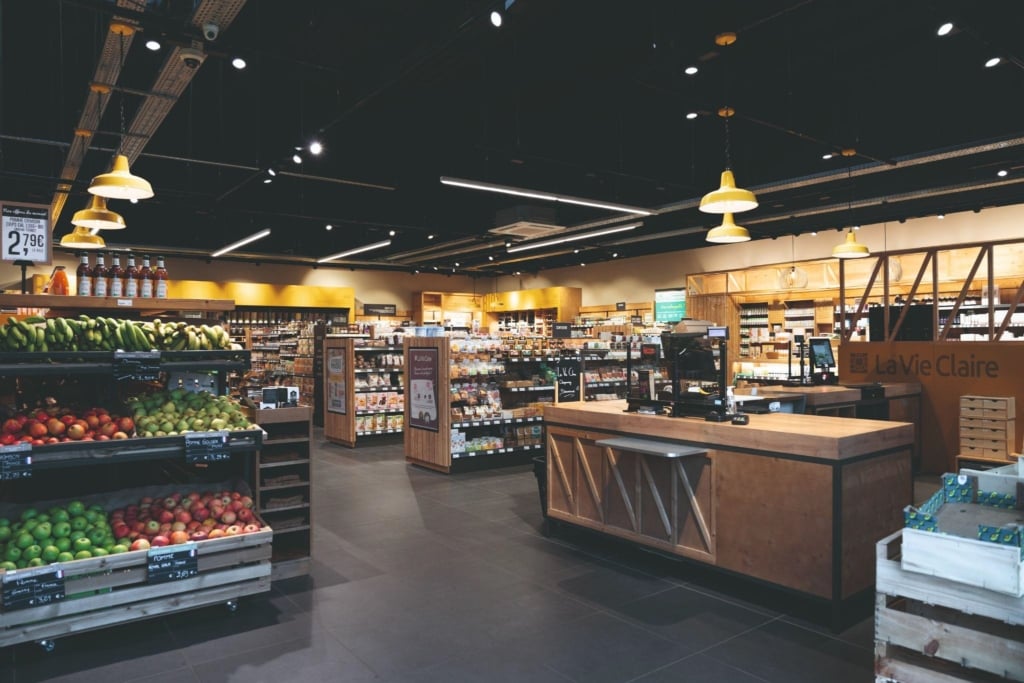 Intérieur magasin La Vie Claire