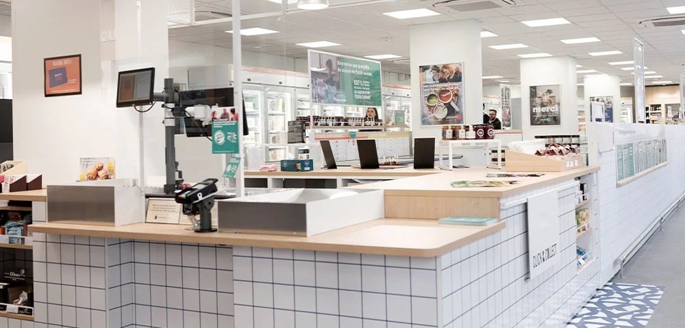 Intérieur magasin Picard 