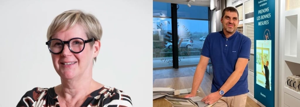 Véronique Vareille et Anthony Dusautoir, franchisés Heytens