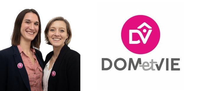 Justine Provost et Aurélie Revillet, franchisées DOMetVIE