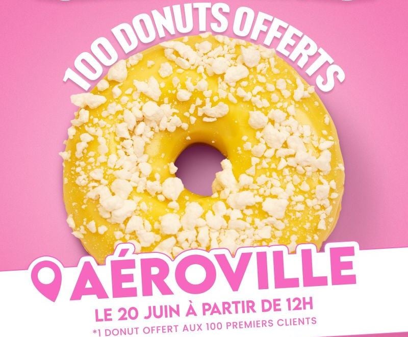 Ouverture Dreams Donuts à Aéroville 