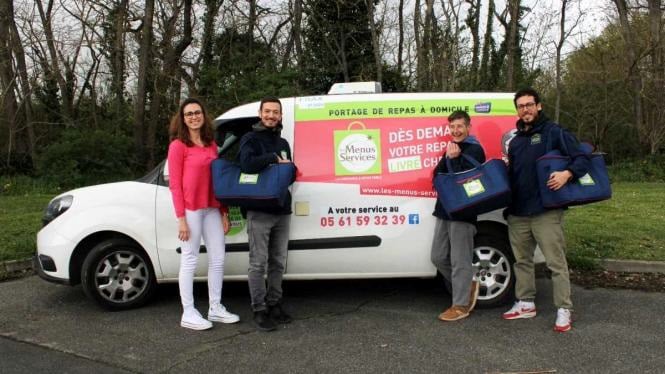 Portage de repas Les Menus Services Toulouse Beauzelle