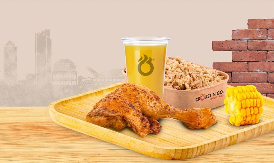 Menu poulet rôti CROUST'N GO 