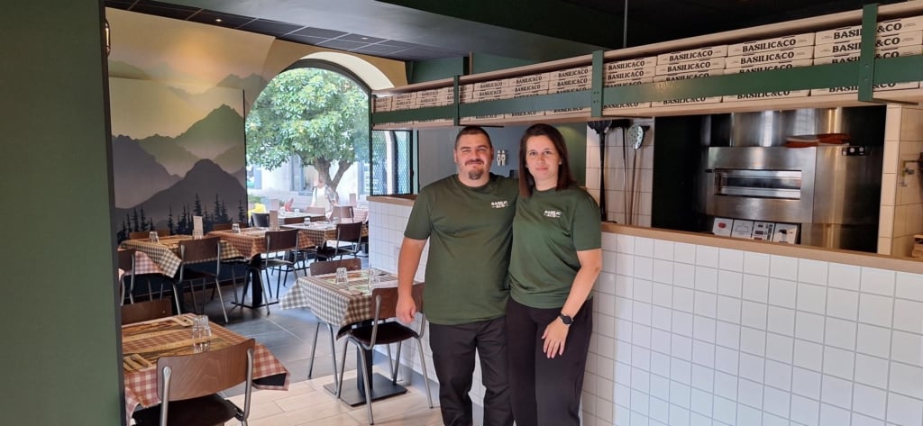 Yohan et Audrey Bernard, franchisés Basilic & Co à Chambéry