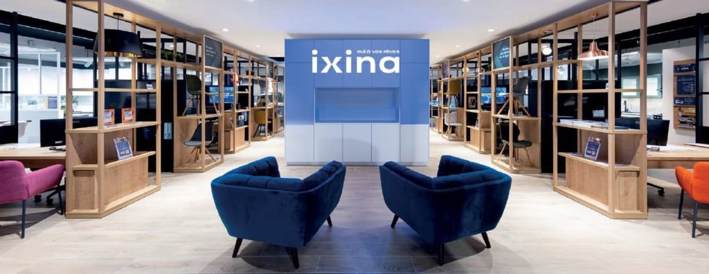 Intérieur magasin ixina