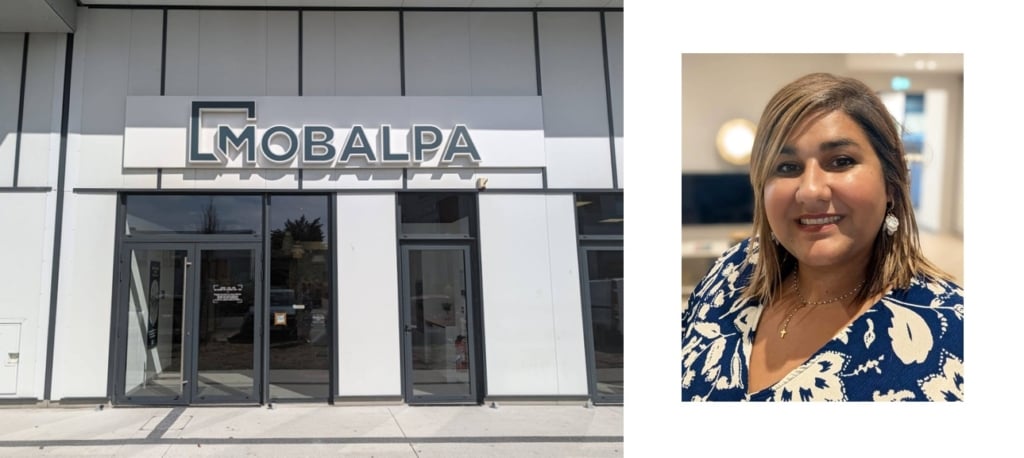 Sarah, nouvelle dirigeante du magasin Mobalpa de Bègles 