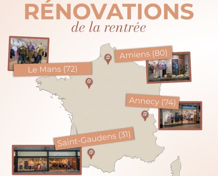 Quatre boutiques Grain de Malice relookées pour la rentrée