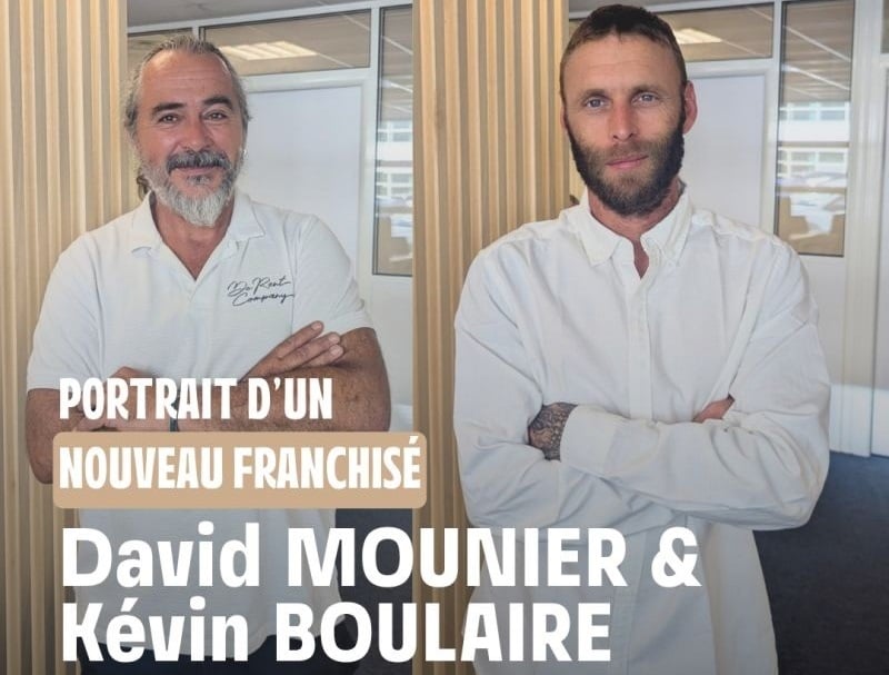 David Mounier & Kévin Boulaire, franchisés De Rent Company 
