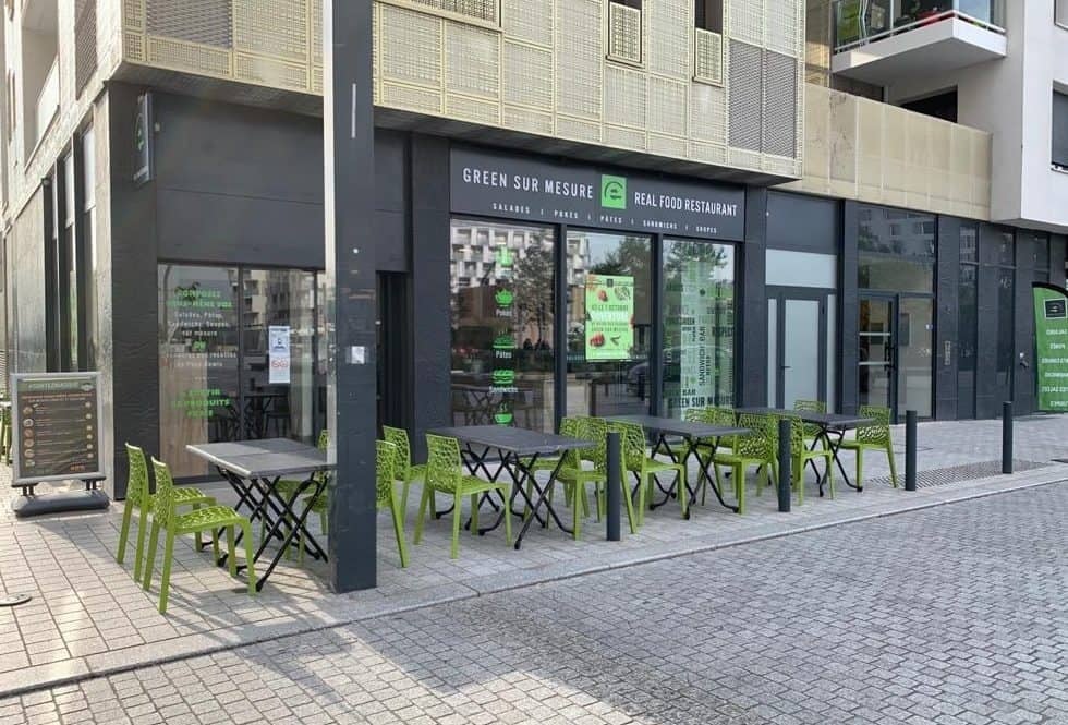 Façade restaurant Green sur mesure 