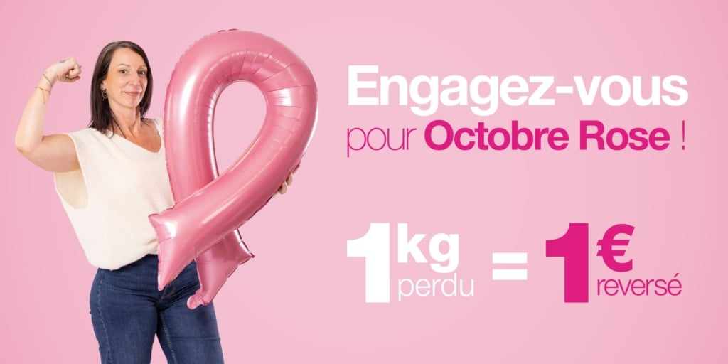 Octobre Rose : chez dietplus, 1 kilo perdu = 1 euro reversé par les franchises