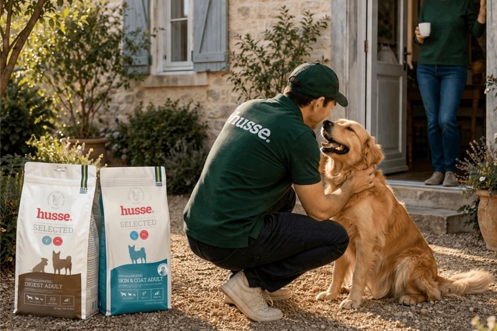 Husse, livraison à domicile de produits premium pour animaux de compagnie