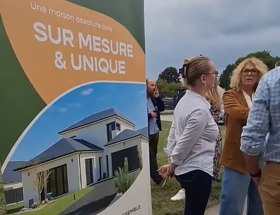Inauguration agence pilote Maisons Naturéa à Miniac-Morvan 