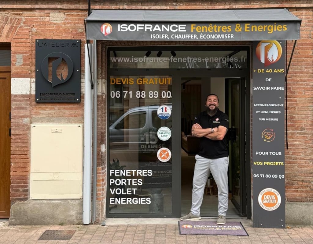 Nouveau magasin ISOFRANCE Fenêtres & Energies à Villefranche-de-Lauragais