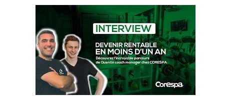 Corespa : à Coignières, Quentin atteint la rentabilité en 7 mois et demi