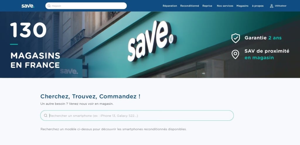 Save lance sa boutique en ligne 