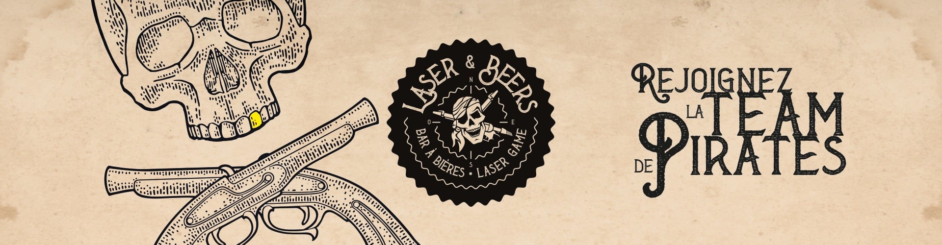 Bannière LASER & BEERS