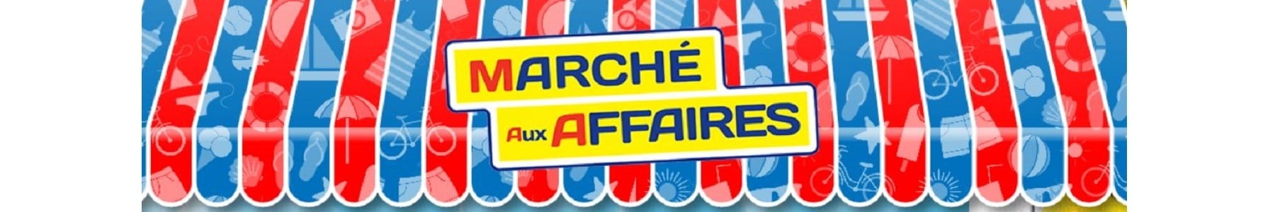 Bannière MARCHÉ AUX AFFAIRES