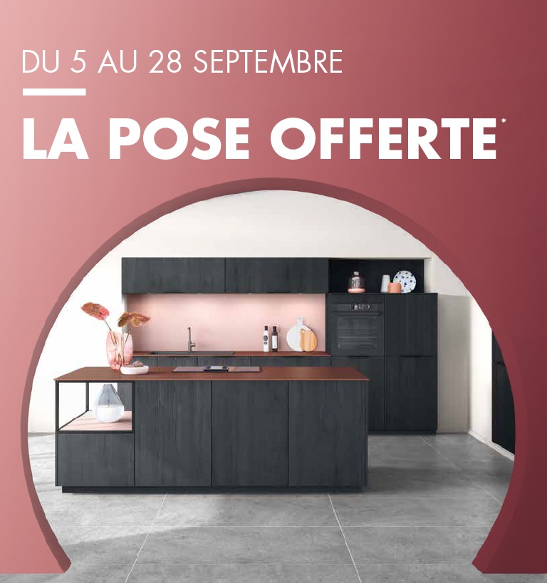 Franchise Mobalpa La pose offerte durant le mois de septembre