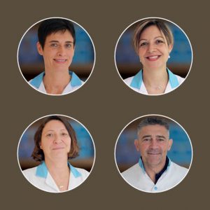 Franchisés Dietplus : Valérie Fromont, Stéphanie Charles, Aurélie Jourdan et Frédéric Depreux