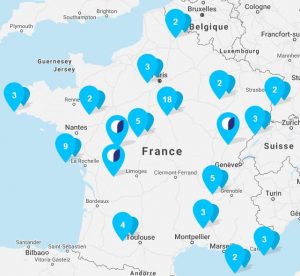 Implantations réseau Centre Services